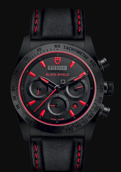 Tudor FASTRIDER BLACK SHIELD M42000CR-0002 Replica Watch
